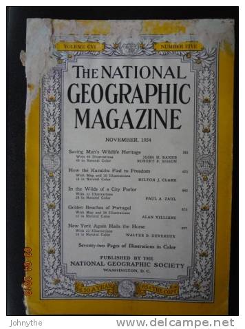 National Geographic Magazine November 1954 - Wissenschaften