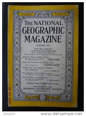 National Geographic Magazine January 1954 - Sciences