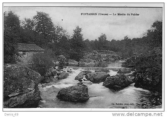 CPA  PONTARION Moulin Du Poirier - Pontarion