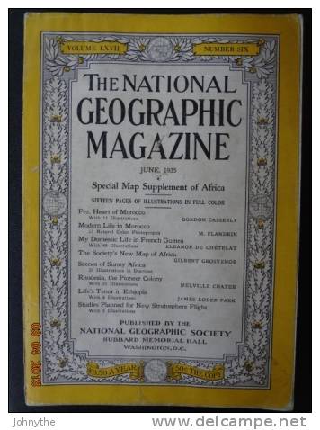 National Geographic Magazine June 1935 - Scienze