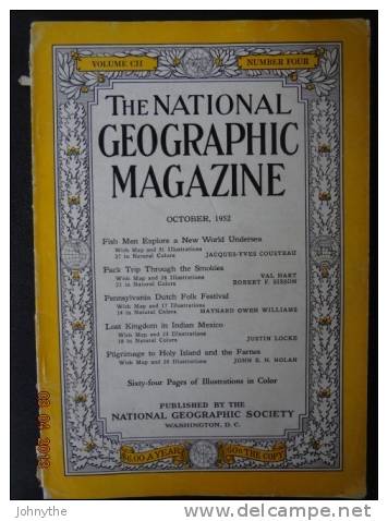 National Geographic Magazine October 1952 - Sciences