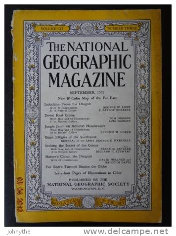 National Geographic Magazine September 1952 - Science