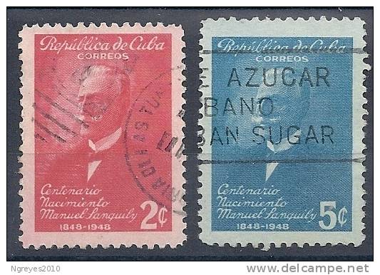 130403210  CUBA  YVERT Nº  321/322 - Usados