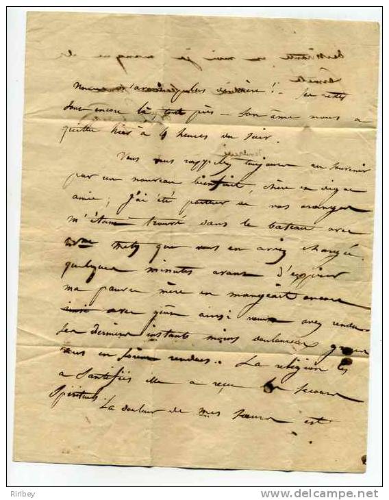 MP 42 PAIMBOEUF / Dept LOIRE INFERIEURE /  40x10 /  Taxe Manuscrite 2 Décimes / Pour Nantes - 1801-1848: Précurseurs XIX