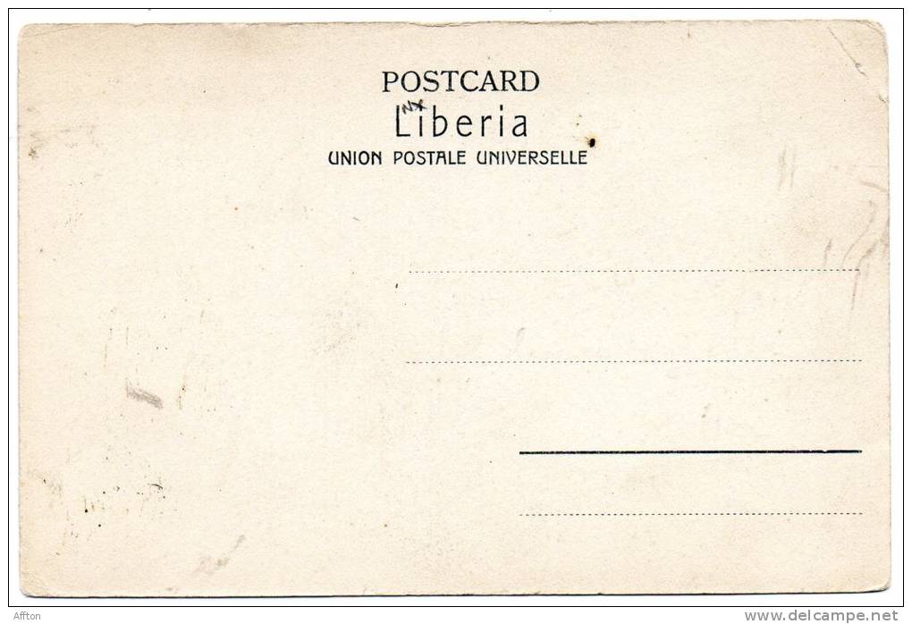 Grand Bassa Liberia 1900 Postcard - Liberia