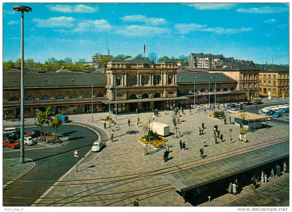 AK Hauptbahnhof Mainz Am Rhein Bahnhof Station Stazione Gare Deutschland Hbf DB GERMANY Eisenbahn Train Deutsche Bahn - Gares - Sans Trains