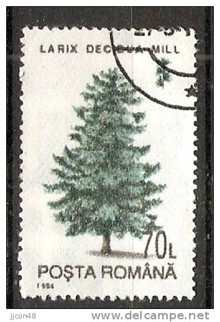 Romania 1994  Trees: European Larch  (o) - Oblitérés