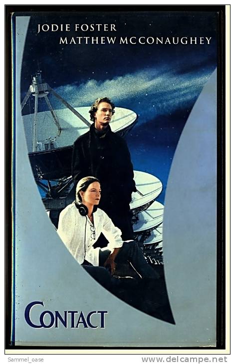 VHS Video  -  Contact  -  Mit Jodie Foster , Matthew McConaughey  -  Science Fiction - Sci-Fi, Fantasy