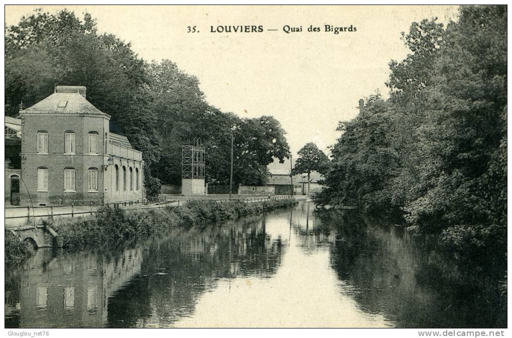 27-  LOUVIERS...QUAI DES BIGARDS.....CPA - Pinterville