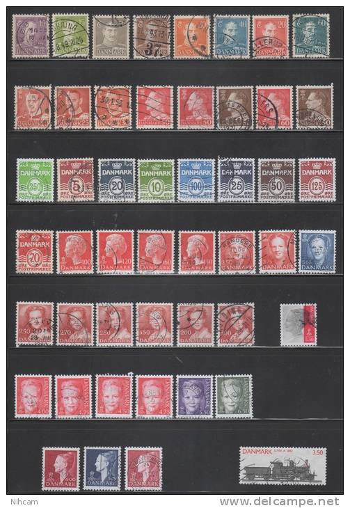 DANEMARK STOCK About 1846 Stamps - Full Sheets & Multiples