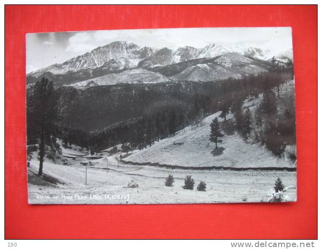 VISTA OF PIKES PEAK - Rocky Mountains