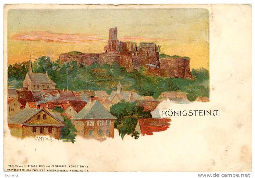 Avr13 454 : Königstein I. T.  -  Dessin - Koenigstein