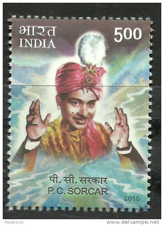 INDIA, 2010, P C Sorcar, Magician, MNH, (**) - Unused Stamps