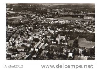 Ahaus Westfalen Flugzeugaufnahme Wohngebiet Kirche Sw 22.9.1964 - Ahaus