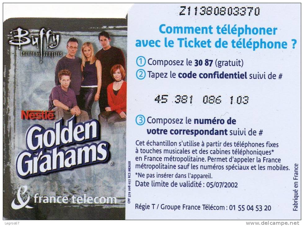 Ticket Téléphone 5 MN	Juil-02 - FT