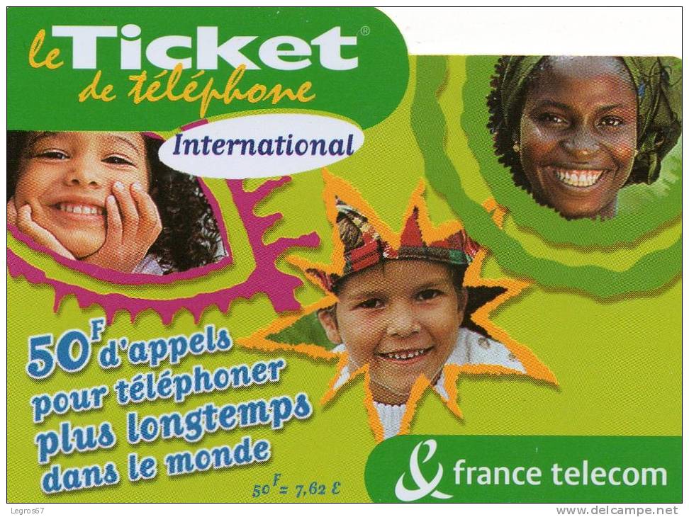 Ticket Téléphone 50 F	Mai-03 - Tickets FT