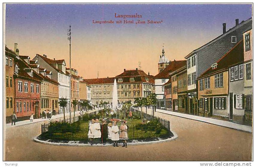 Avr13 476 : Bad Langensalza  -  Langestrasse  -  Hotel "Zum Schwan" - Bad Langensalza