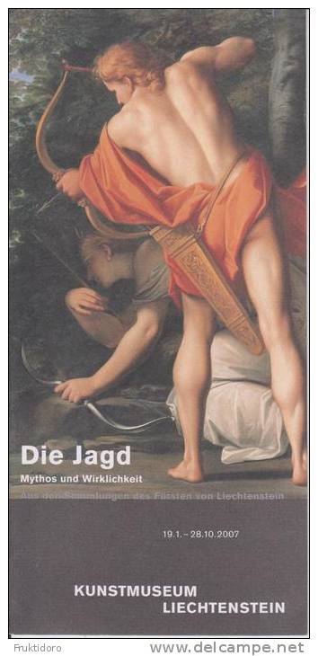 Brochure / Broschüre Kunstmuseum Liechtenstein - Die Jagd, Mythos Und Wirklichkeit - Kunstführer