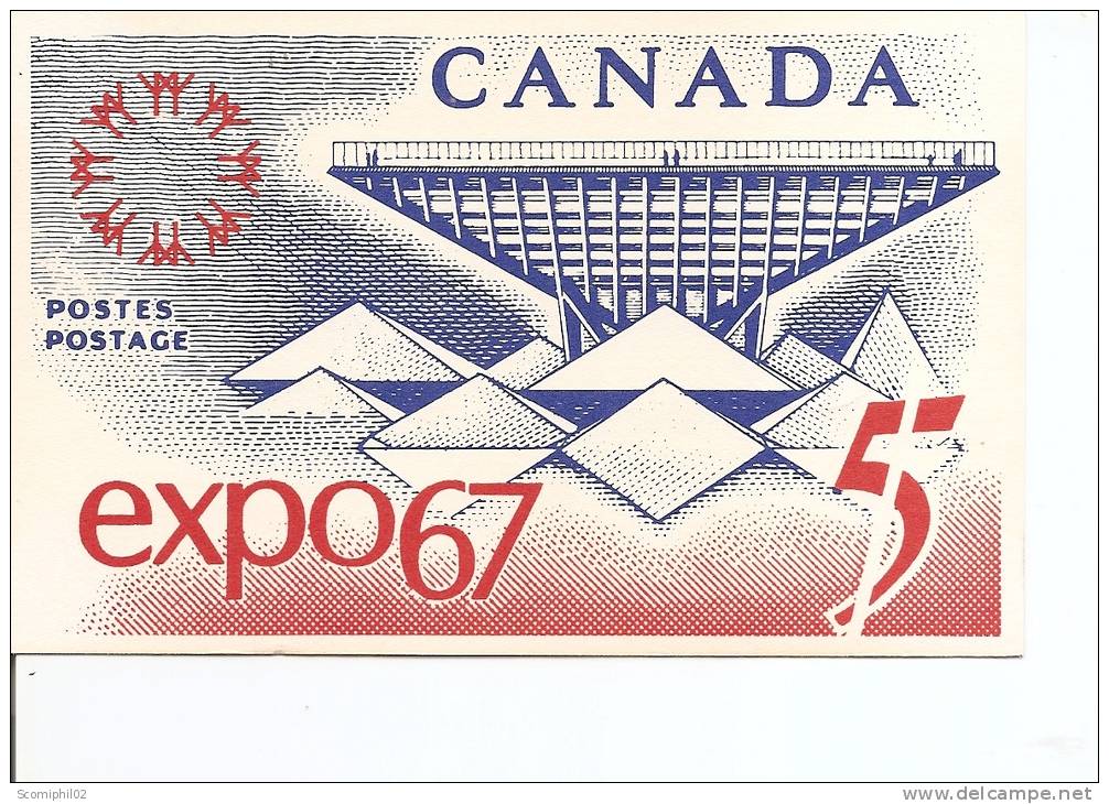 Exposition De Montréal-1967 ( CM Du Canada à Voir) - 1967 – Montreal (Canada)