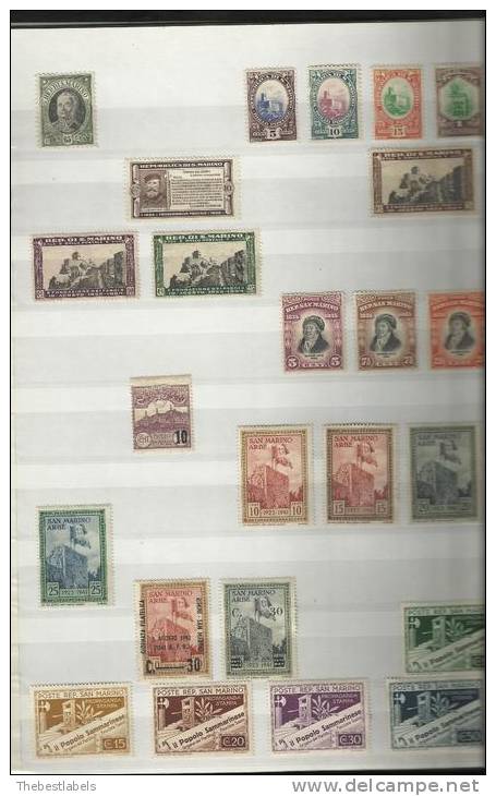 SAN MARINO  COLECCION  1877-1971