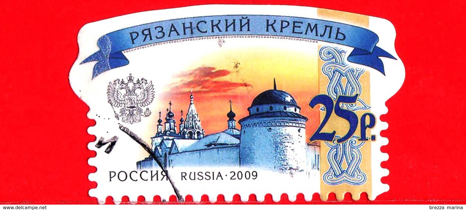RUSSIA - Usato - 2009 - Architettura -  Ryazan Kremlin - 25 - Oblitérés