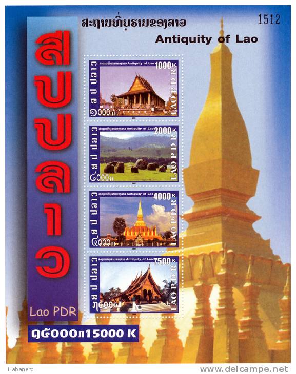 LAOS - 2009 - Mi BL. 210 - ANTIQUITY OF LAO - SPECIAL OFFER 38% OFF - MNH ** - Laos