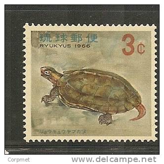 RYUKYUS - RYU-KYU - FAUNA TURTLE  - Yvert # 137 - ** MINT NH - Turtles