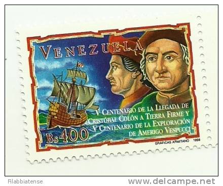 1998 - Venezuela Cristoforo Colombo     ------ - Christoph Kolumbus