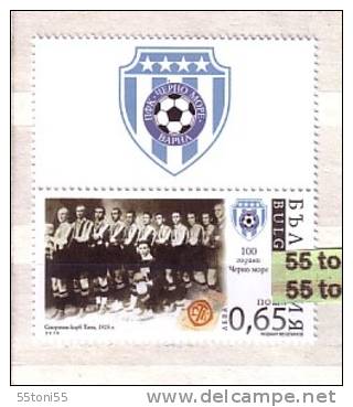 Bulgaria / Bulgarie 2013 100th Anni. Of Football Club - ( FC Black Sea ) 1v. + Vignette –MNH - Neufs