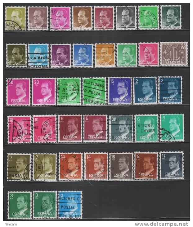 ESPAGNE STOCK About 2379 Stamps 2 Scans - Collections