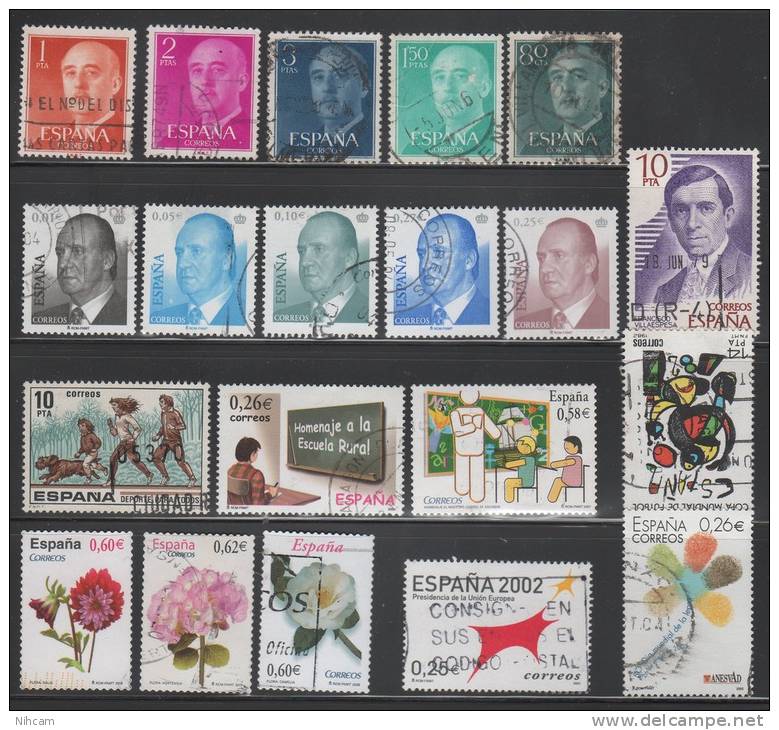 ESPAGNE STOCK About 2379 Stamps 2 Scans - Collections