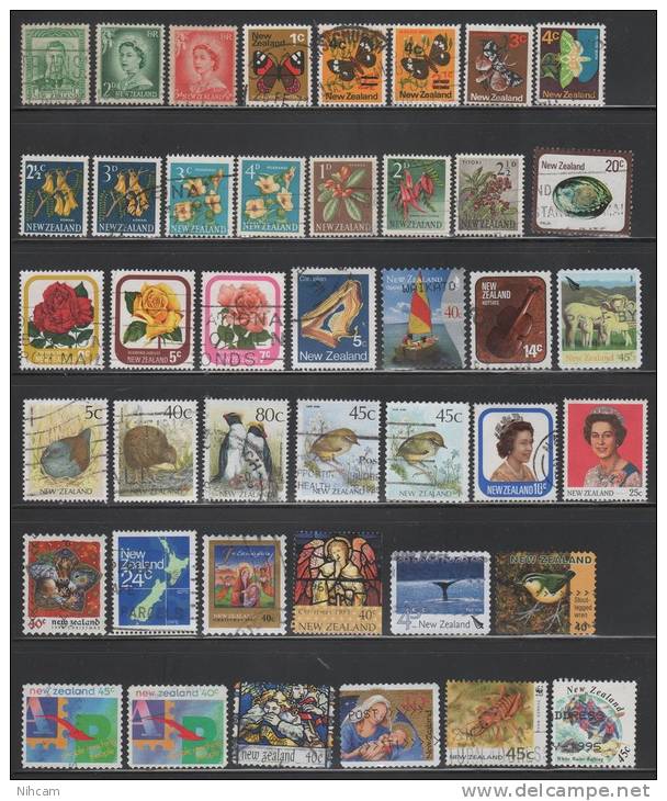 NEW ZELAND STOCK About 2602 Stamps 2 Scans - Verzamelingen & Reeksen