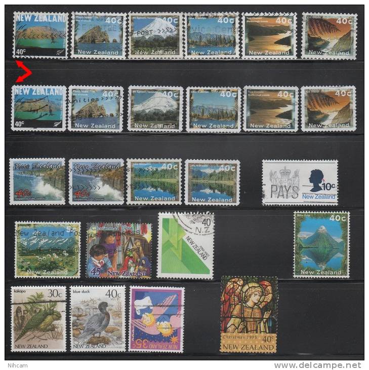 NEW ZELAND STOCK About 2602 Stamps 2 Scans - Lots & Serien