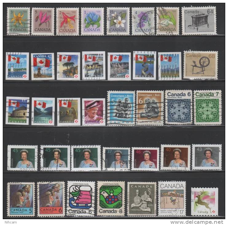 CANADA STOCK About 6028 Stamps 4 Scans - Full Sheets & Multiples