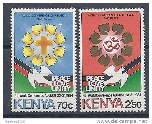 130203114  KENYA  YVERT   Nº  301/302  **  MNH - Kenia (1963-...)