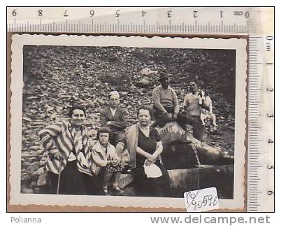 PO9059B# FOTOGRAFIA - MONASTERO DI LANZO - CHIAVES - FONTANA Anni '30 - Luoghi