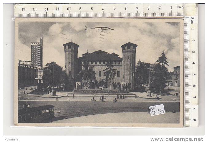 PO9152B# TORINO - PIAZZA CASTELLO - TRAMWAY - TRAM  VG 1943 - Places & Squares