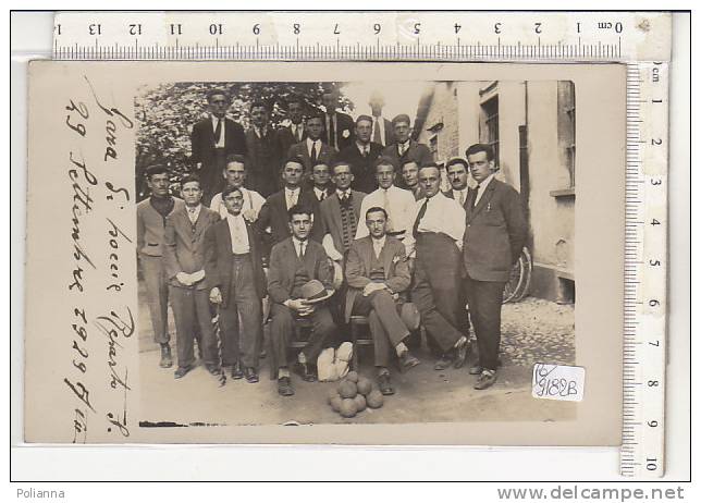 PO9182B# SPORT - GARA DI BOCCE 1929  No VG - Petanca