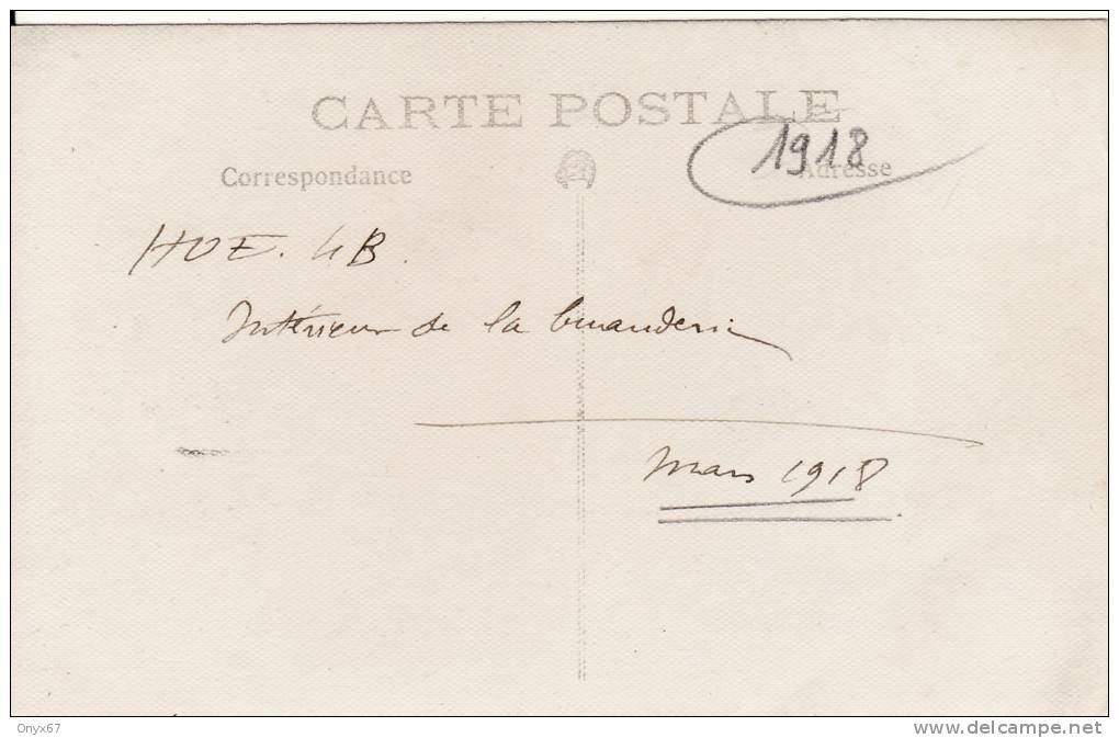 Carte Postale Photo Militaire Français -Service De La Buanderie-15ème Et 17ème Régiment-VOIR 2 SCANS- - Material