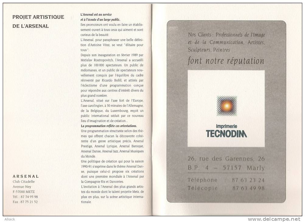 Livret  Des  Télécartes  F126 - F128 - F139 - F198 Et F241de L'Arsenal De Metz De 16 Pages   Neuf  RARE - 1990
