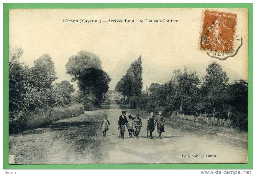 53 CRAON - Arrivée Route De Chateau-Gontier - Craon