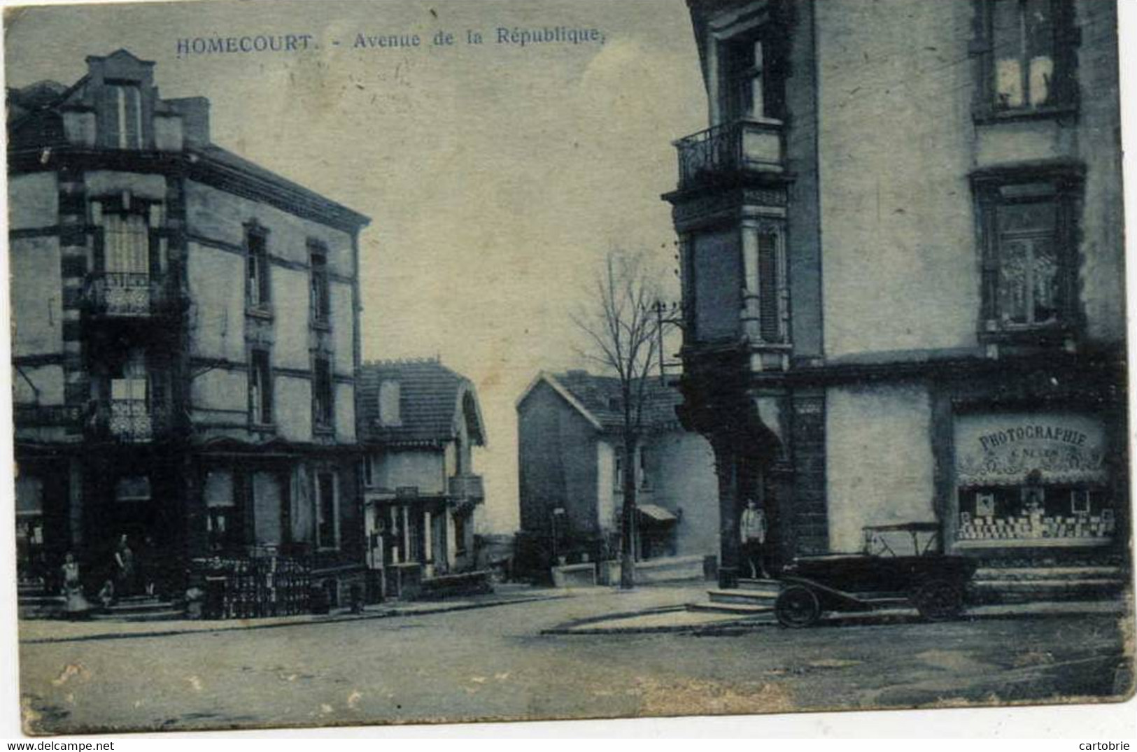 Dépt 54 - HOMÉCOURT - Avenue De La République - Magasin De Photographie De L'éditeur NÉSEN - Homecourt