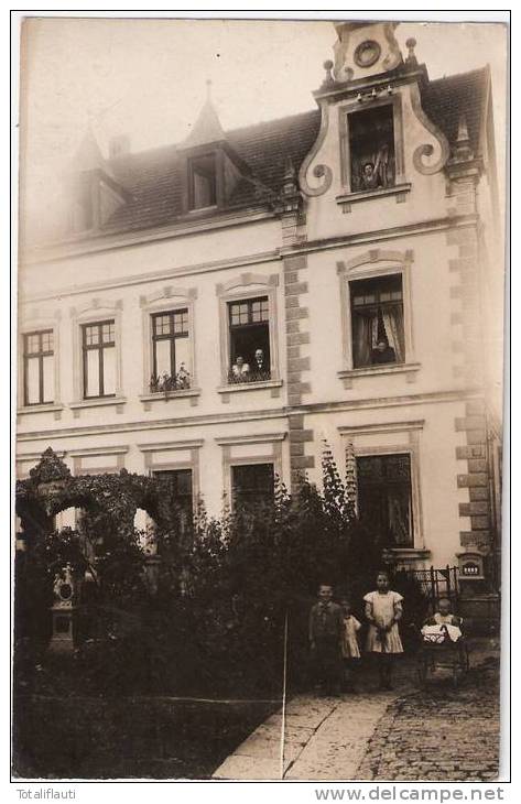 Beverungen Wohn + Geschäftshaus Stein Und Bildhauerei Fr Bockel Kinderwagen Bahnpost 14.8.1913 - Beverungen