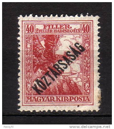 MAGYAR - 1918 YT 197 * - Unused Stamps