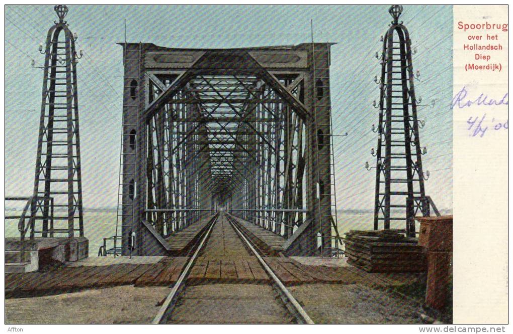 Moerdijk Spoorbrug 1905 Postcard - Andere & Zonder Classificatie