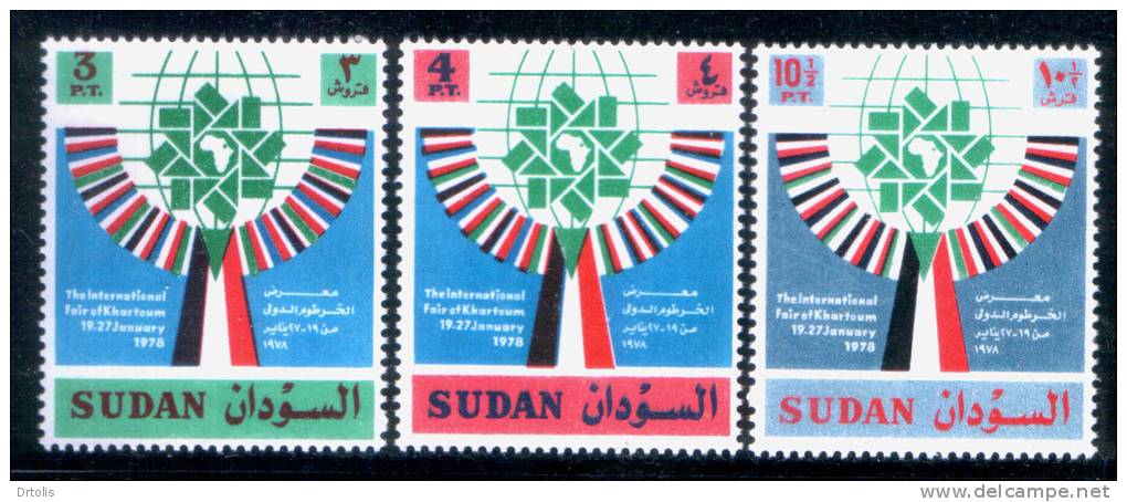 SUDAN / FLAG / INTL. KHATROUM FAIR / MNH / VF . - Soudan (1954-...)