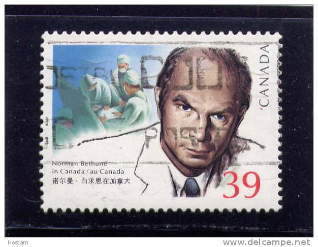 CANADA, 1990, USED #1264,   DR BETHUME  IN CANADA   USED - Oblitérés