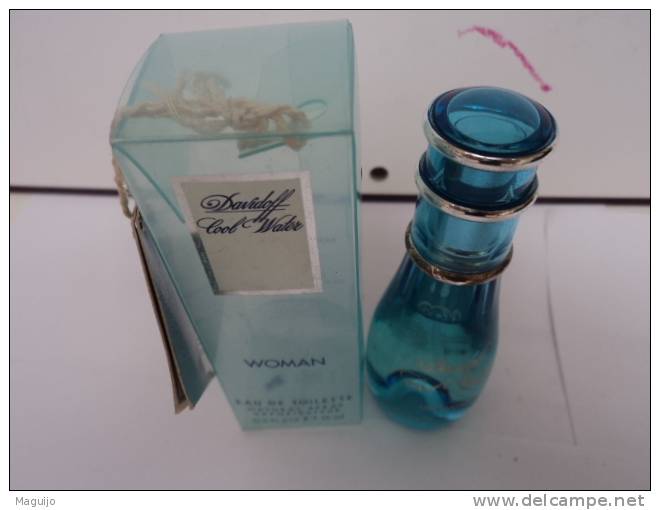 DAVIDOFF " COOL WATER " MINI VAPO 15 ML EDT VOIR & LIRE !!! - Miniaturen Flesjes Dame (zonder Doos)