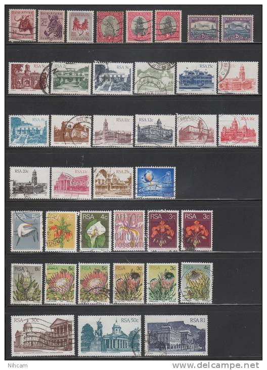AFRIQUE DU SUD STOCK About 5876 Stamps 7 Scans - Collections, Lots & Series