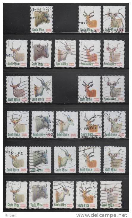 AFRIQUE DU SUD STOCK About 5876 Stamps 7 Scans - Collections, Lots & Séries